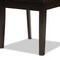 Baxton Studio Caron Modern and Contemporary Transitional Dark Brown Finished Wood 2-Piece Dining Chair Set 180-11430-Zoro - alternate 3